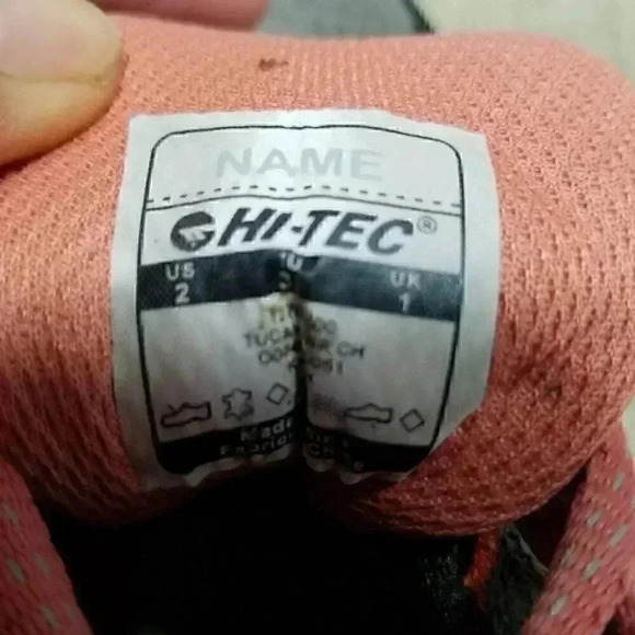 Hi-Tec Suede Lace up Dri Tec Hi Top Kids Snow Boots Size 2 - Picture 11 of 11